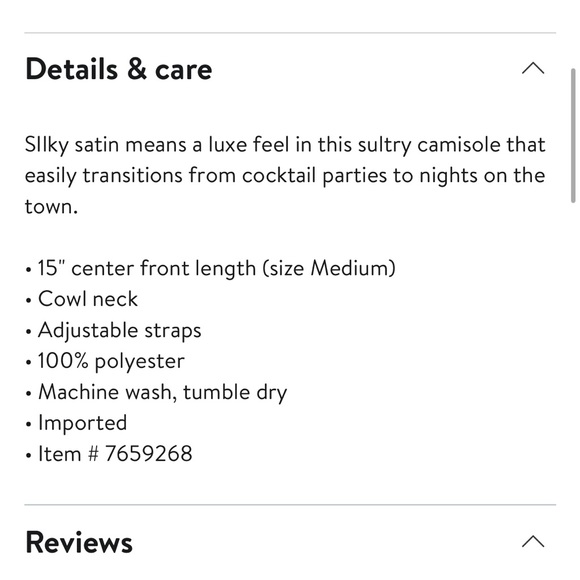 Open Edit Cowl Neck Camisole - size Small 🩶 - Picture 6 of 7